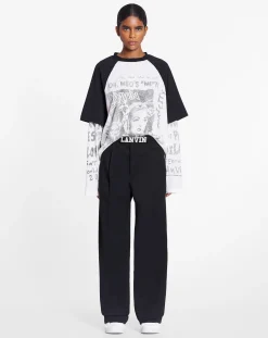 x future long-sleeved print t-shirt Women T-shirts & Sweatshirts