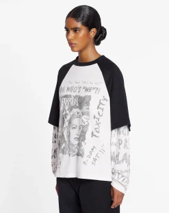 Discount x future long-sleeved print t-shirt T-shirts & Polos