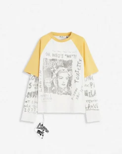 Sale x future long-sleeved print t-shirt T-shirts & Polos