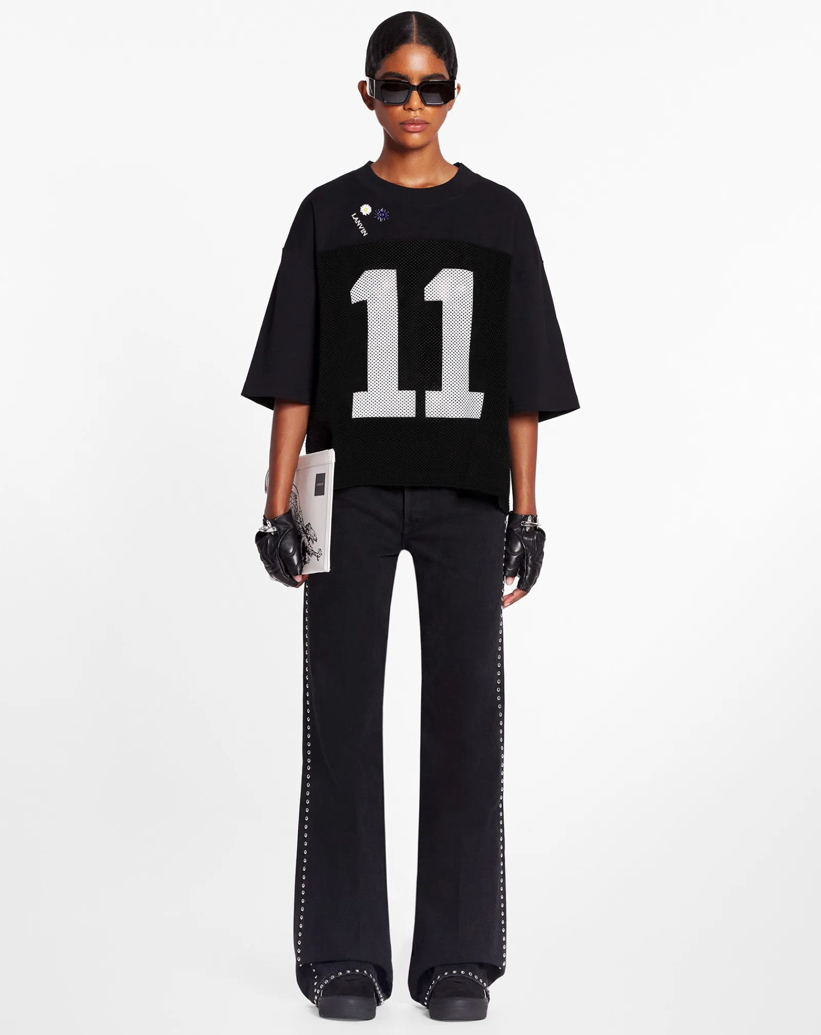 Sale x future long-sleeved print t-shirt Women T-shirts & Sweatshirts