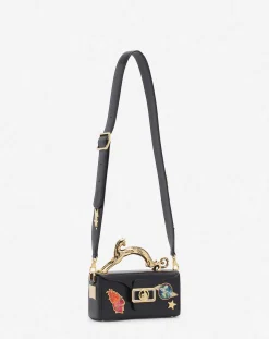 Best x future pencil cat nano leather bag with pins Women Pencil