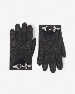 Online x future quilted leather gloves Gloves