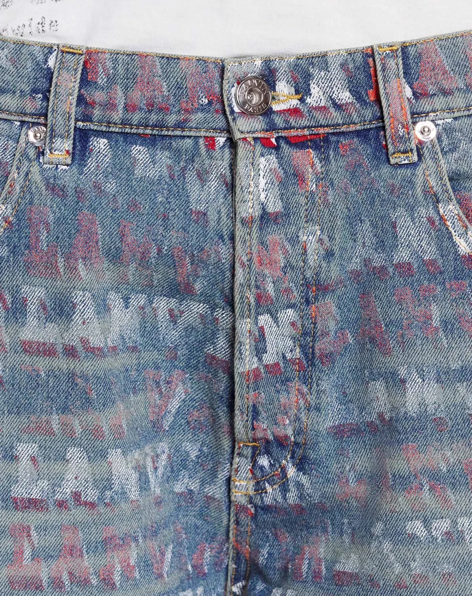 Online x future straight fit printed pants for men Pants & Shorts