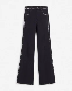 Online x future studded flared pants for men Pants & Shorts