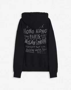 Clearance x future unisex loose-fit printed hoodie Women T-shirts & Sweatshirts