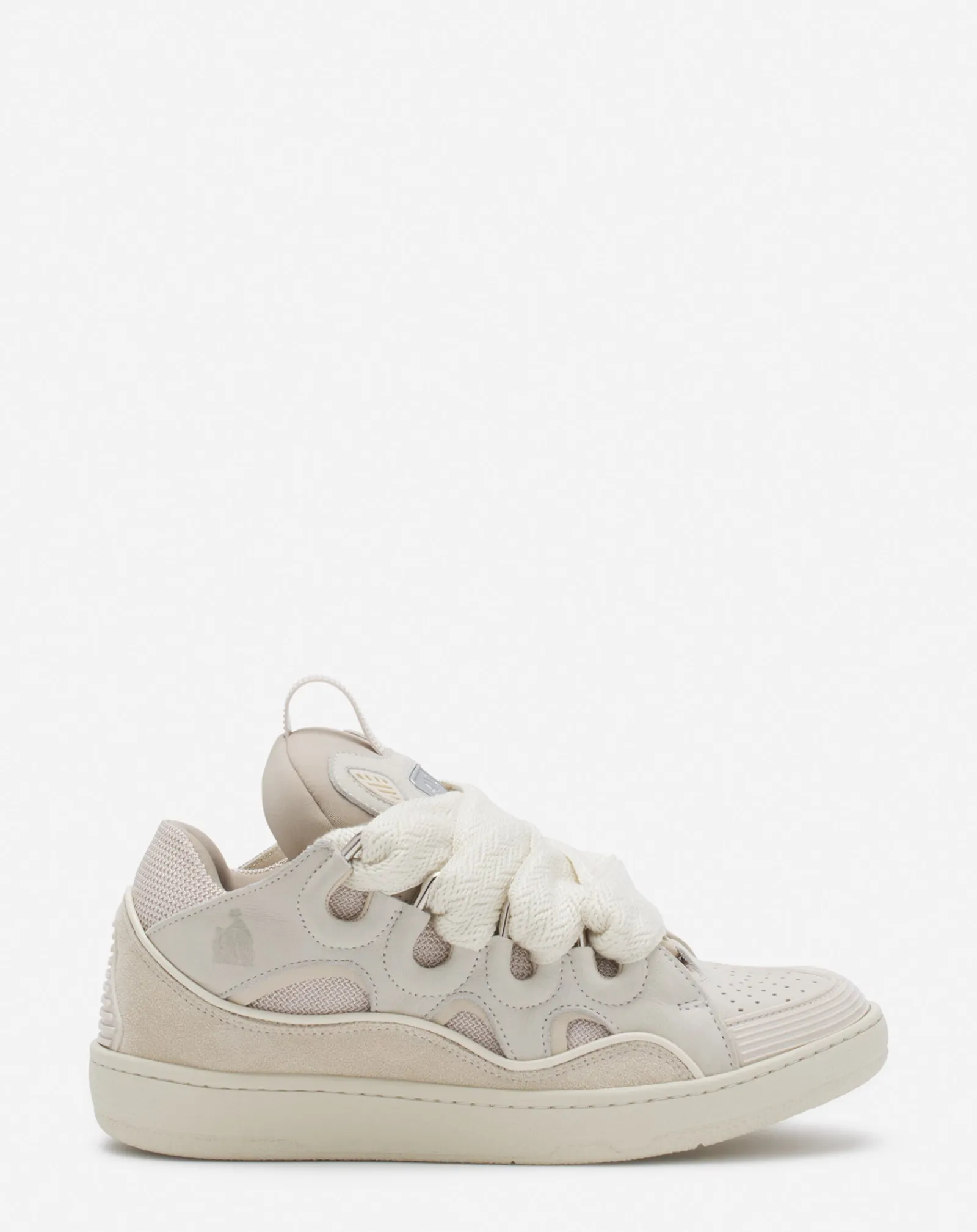 Leather curb sneakers Women Sneakers