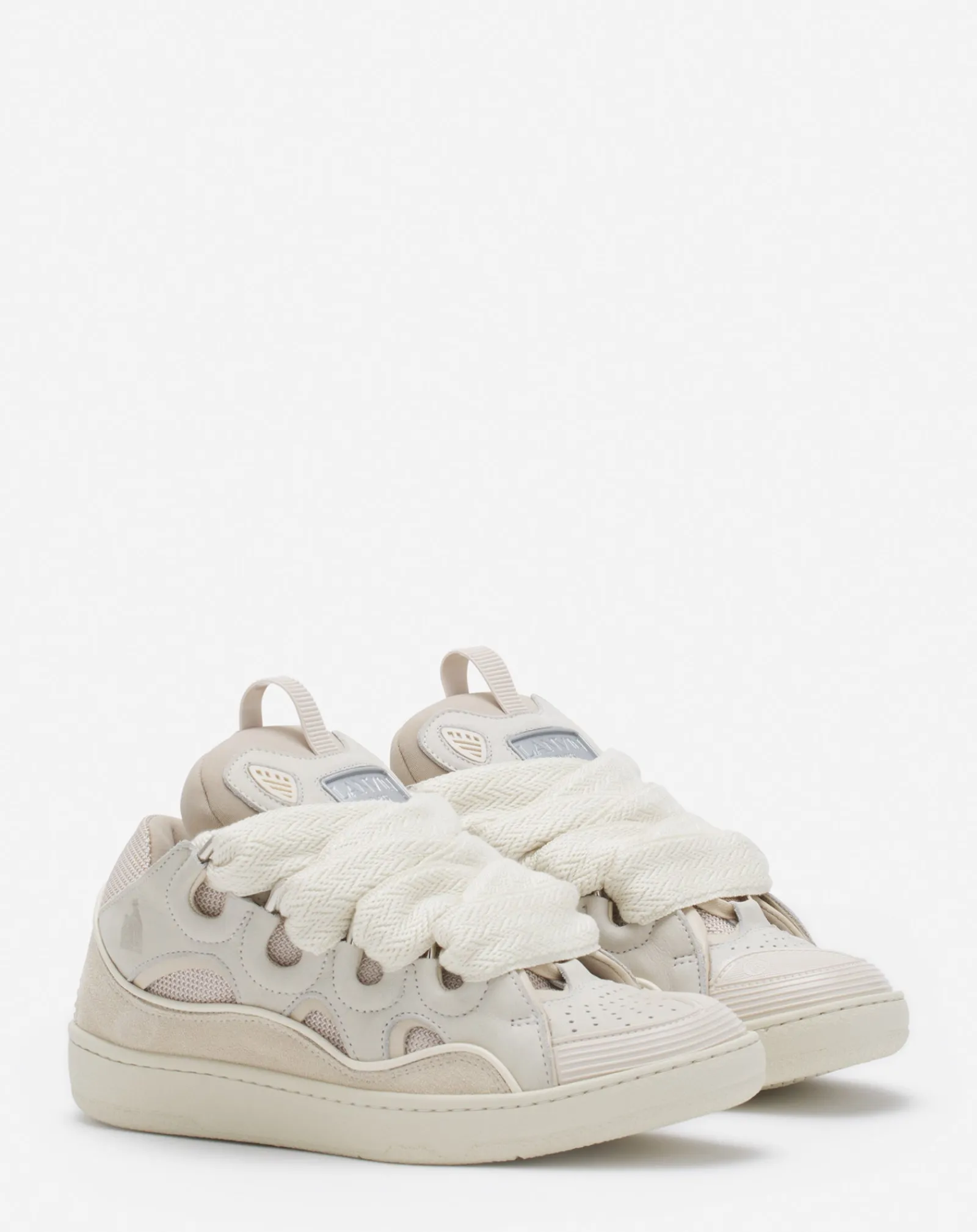 Leather curb sneakers Women Sneakers