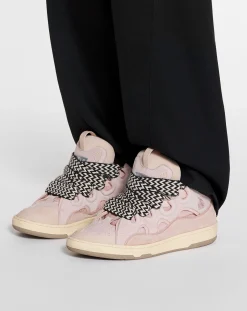 New Leather curb sneakers BOY Boys (4-12 Years)