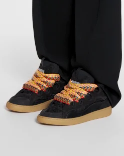 Clearance Leather curb sneakers Women Curb