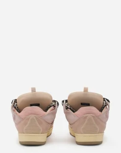 New Leather curb sneakers Women Curb