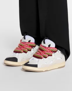 Hot Leather curb sneakers Girls (4-12 Years)