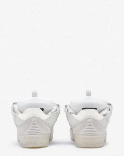 Clearance Leather curb sneakers Women Sneakers