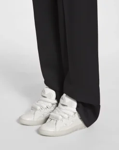 Clearance Leather curb sneakers Women Sneakers