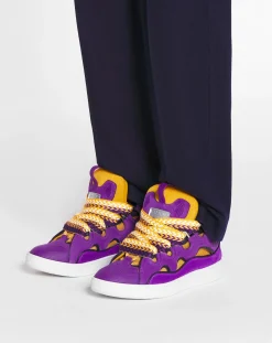 Leather curb sneakers Sneakers