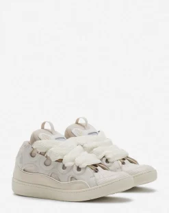 Hot Leather curb sneakers Sneakers