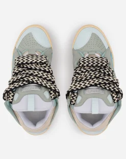 Clearance Leather curb sneakers BOY Boys (4-12 Years)