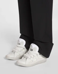 Online Leather curb sneakers Sneakers