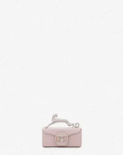 Outlet Leather micro pencil cat bag Women Mini Bags & Clutches