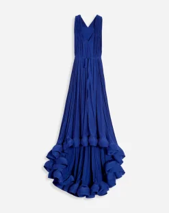 Discount Long charmeuse tribute dress Women Dresses