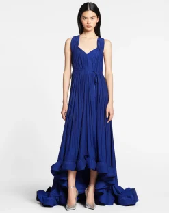Discount Long charmeuse tribute dress Women Dresses