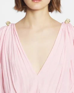 Outlet Long dress with ruffles Women Dresses