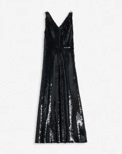 Online Long embroidered sleeveless dress Women Dresses