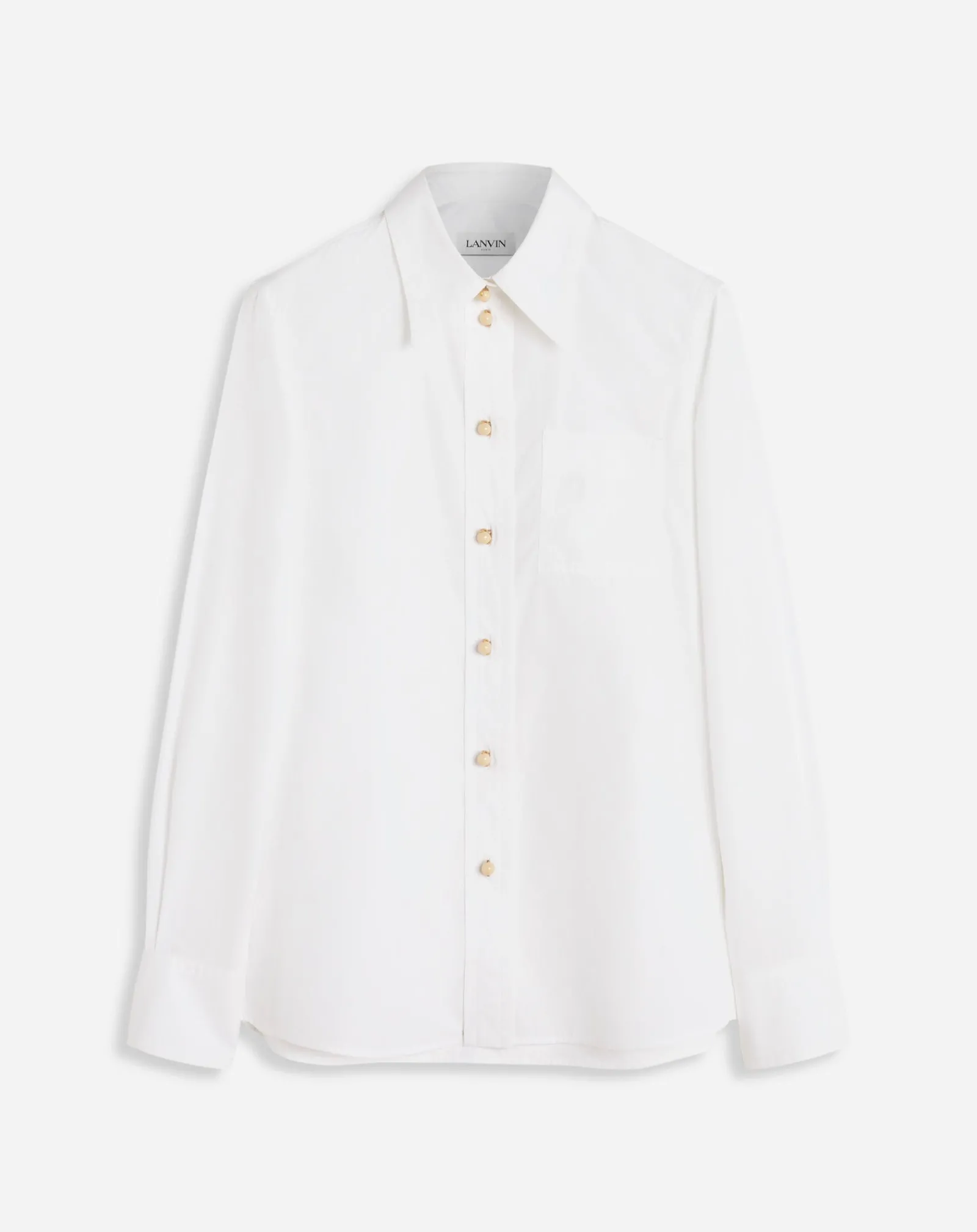 New Long sleeve shirt in poplin Women Tops