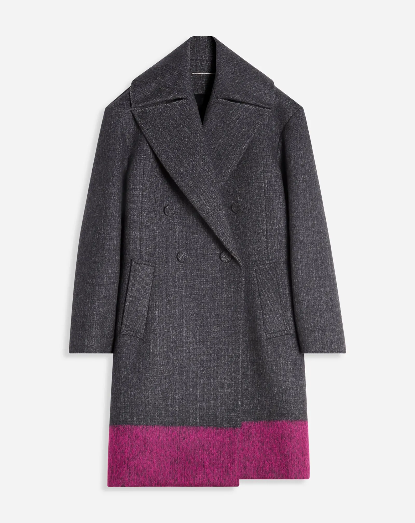Discount Loose-fit two-tone coat Women Coats & Jackets
