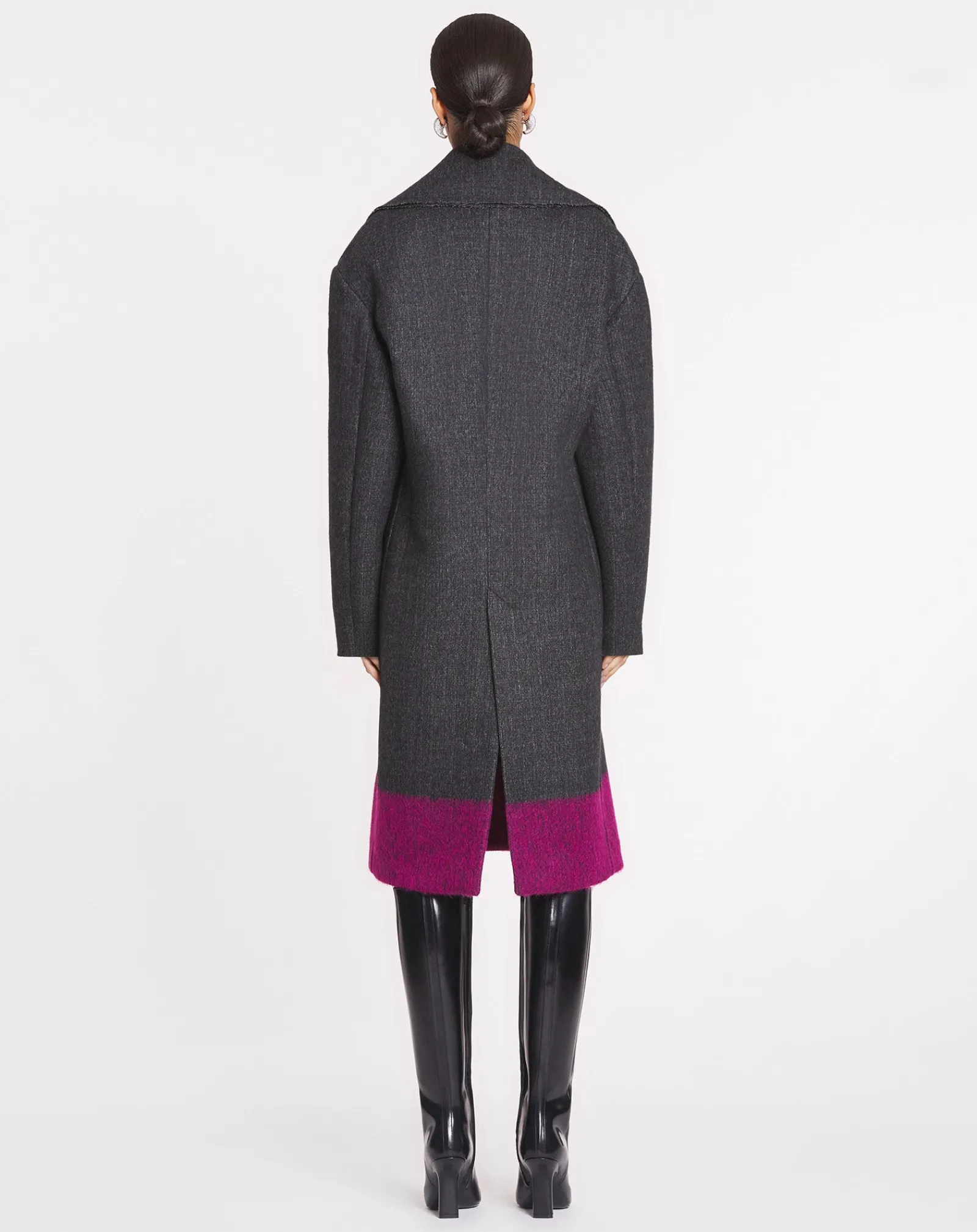 Discount Loose-fit two-tone coat Women Coats & Jackets
