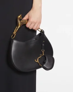 Hot Micro hobo cat charm bag in leather Women Wallets & Small Leather Goods