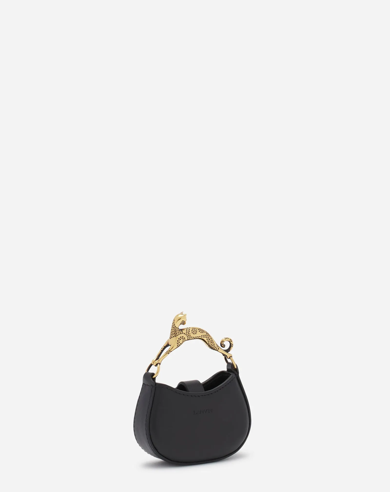 Discount Micro hobo cat charm bag in leather Women Hobo
