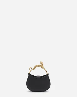 Discount Micro hobo cat charm bag in leather Women Hobo