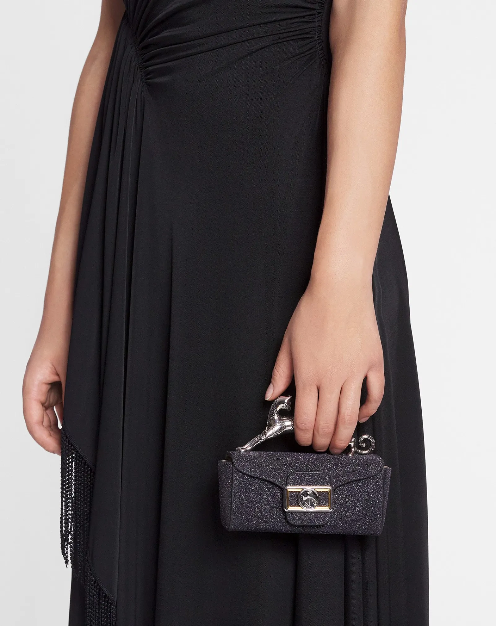 Outlet Micro pencil cat bag in suede Women Mini Bags & Clutches