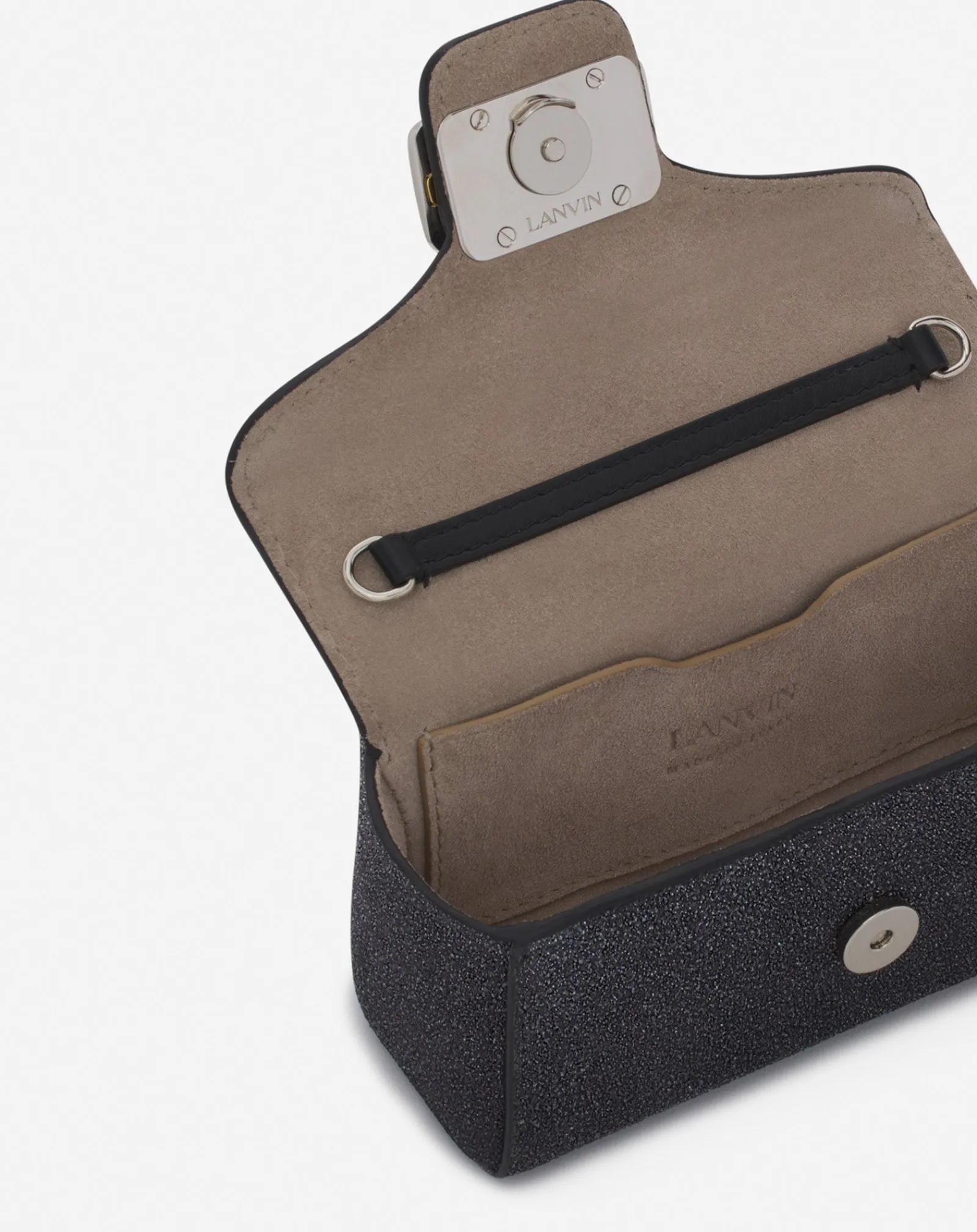 Outlet Micro pencil cat bag in suede Women Mini Bags & Clutches