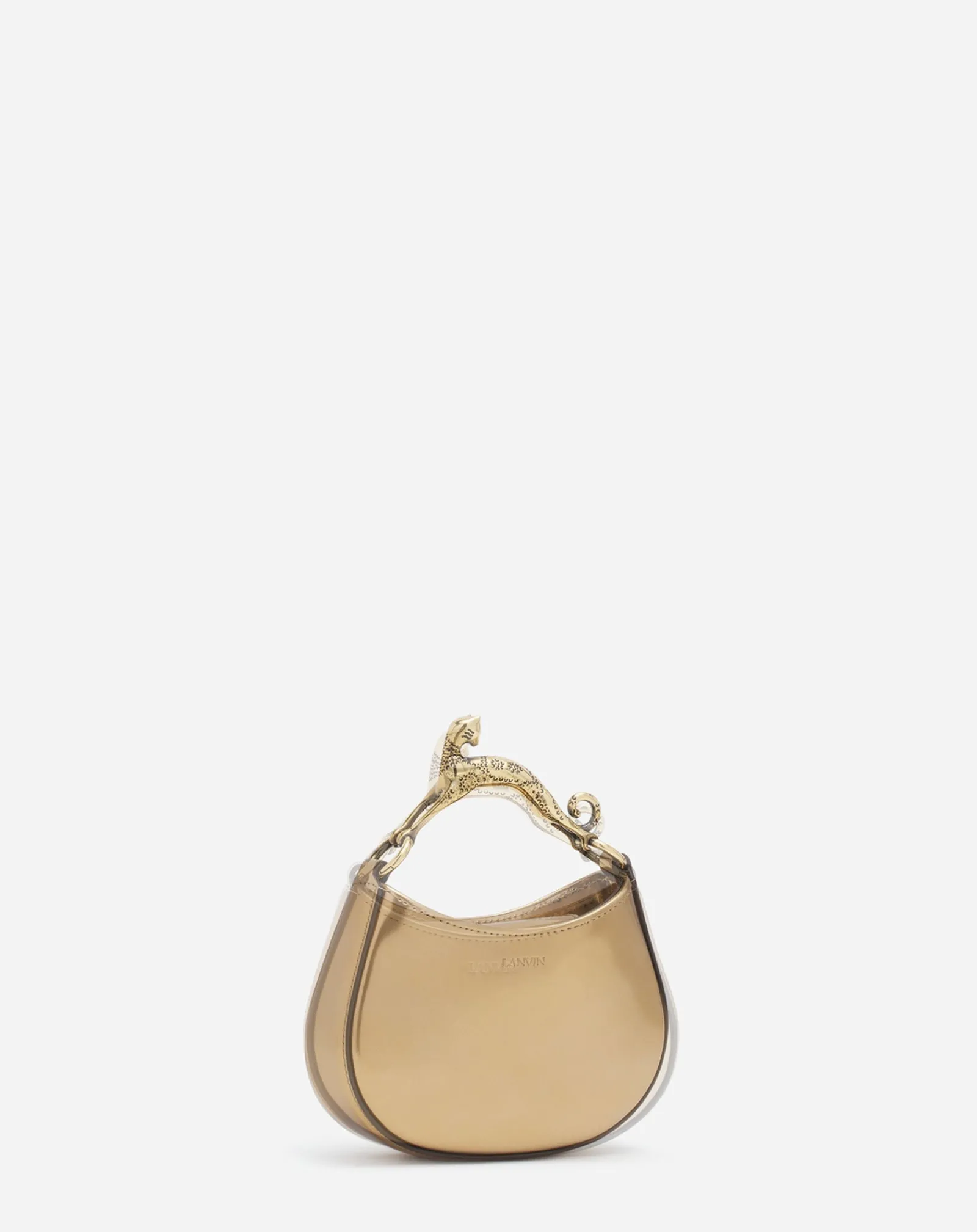 Hot Nano hobo cat bag in metallic leather Women Hobo