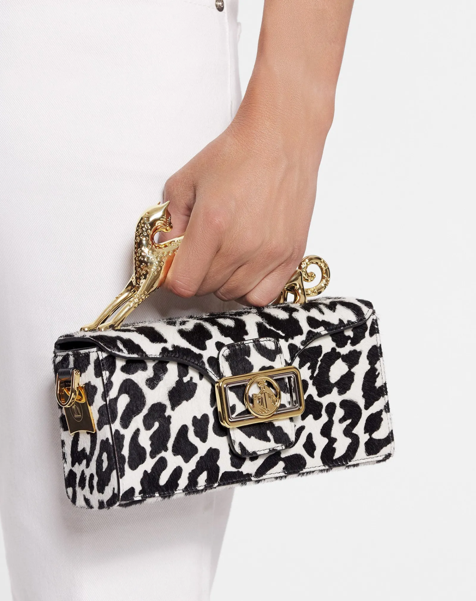 Online Nano pencil cat bag in pony-effect leather Women Crossbody Bags & Shoulder Bags