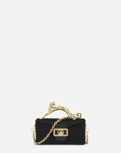 Nano pencil cat bag in velvet Women Pencil