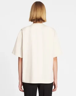 Oversized embroidered curb t-shirt Women T-shirts & Sweatshirts