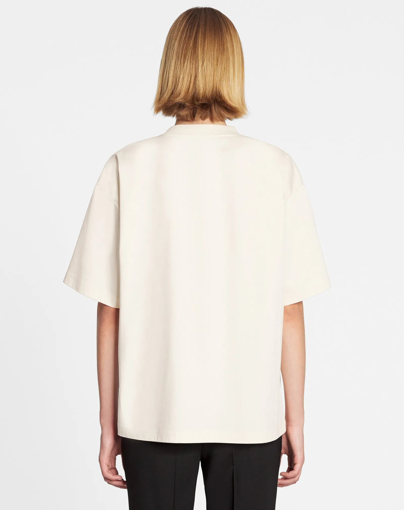 Oversized embroidered curb t-shirt Women T-shirts & Sweatshirts