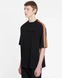 Outlet Oversized embroidered side curb t-shirt T-shirts & Polos