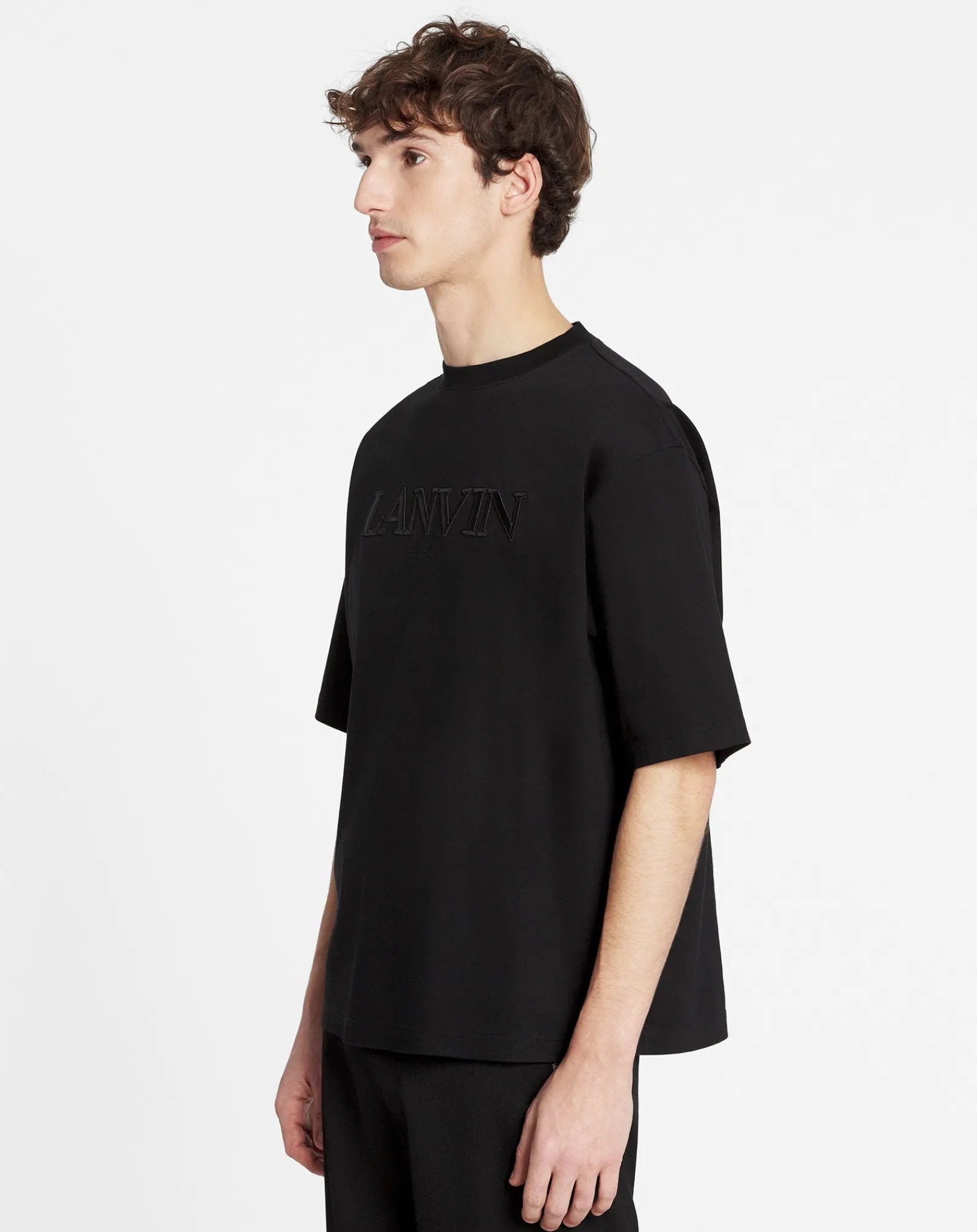 Outlet Oversized paris embroidered t-shirt T-shirts & Polos