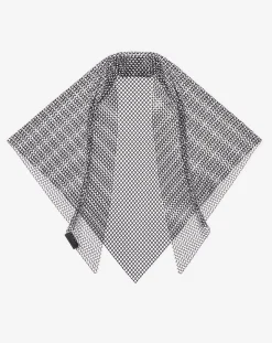 Resille mesh choker with rhinestones Women Silks & Scarves
