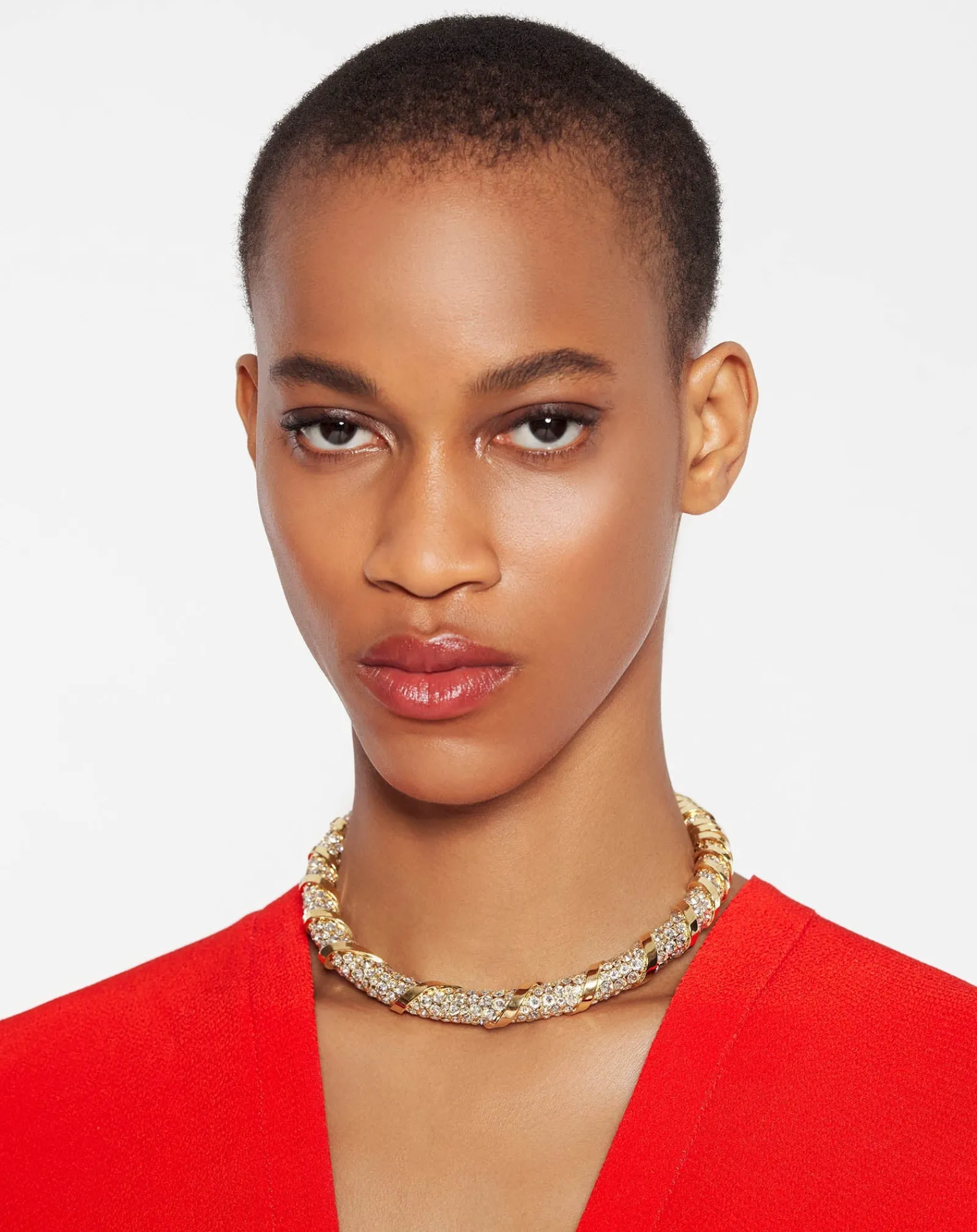 Hot Rhinestone melodie choker necklace Women Jewelry