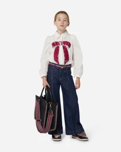 Hot Sequined poplin shirt Girls (4-12 Years)