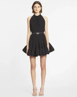 Discount Short dress with ruffles Women Dresses