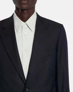 Discount Single-breasted flap pockets jacket Coats & Jackets