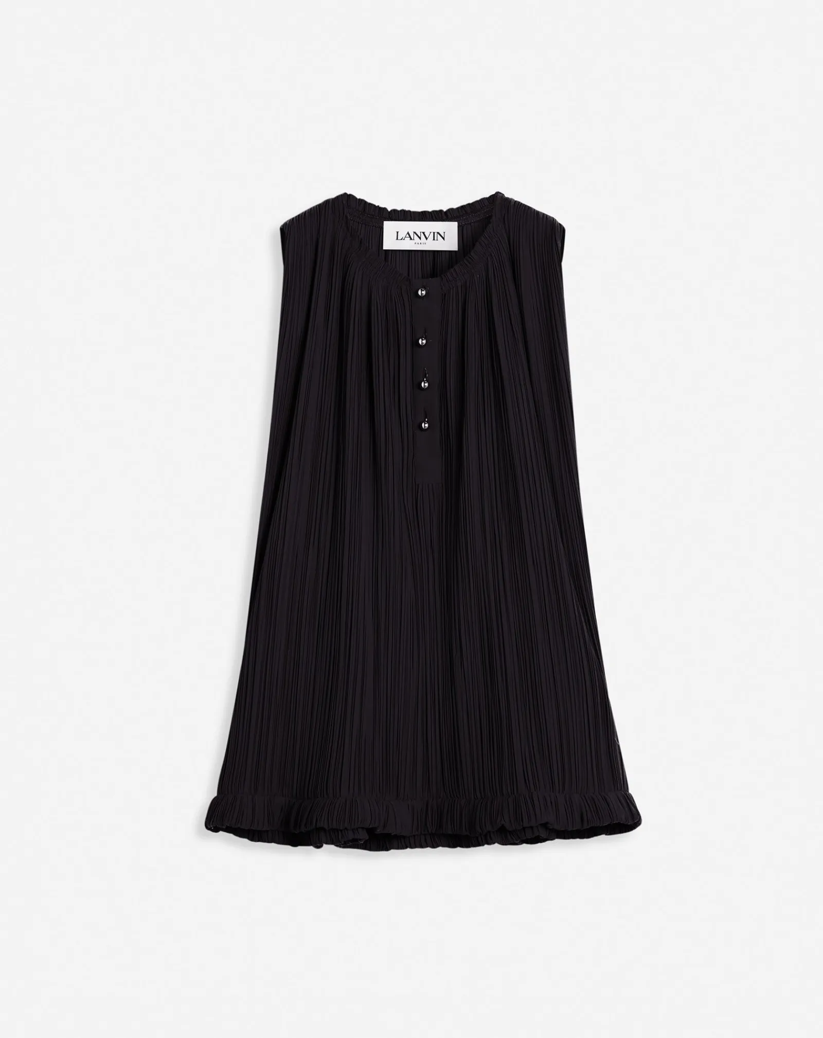 Outlet Sleeveless pleated top Women Tops