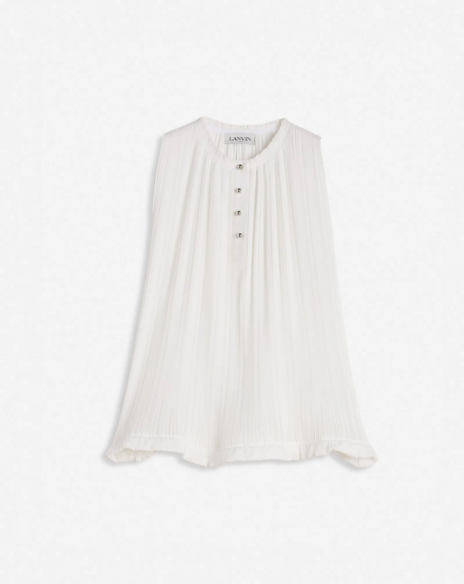 Sale Sleeveless pleated top Women Tops