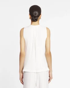 Sale Sleeveless pleated top Women Tops