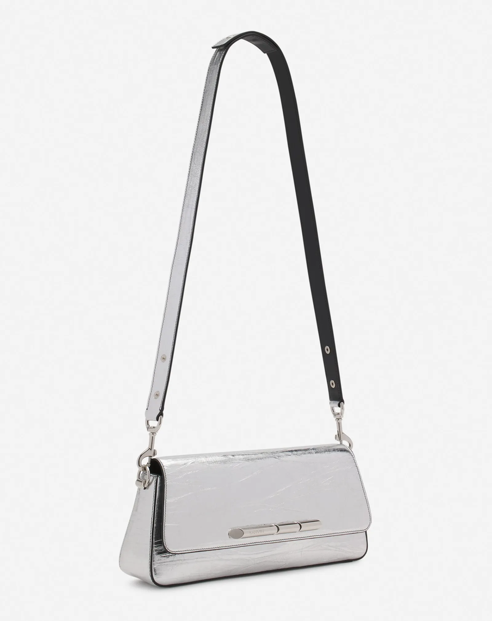 Outlet Séquence by baguette bag in metallic leather Women Crossbody Bags & Shoulder Bags